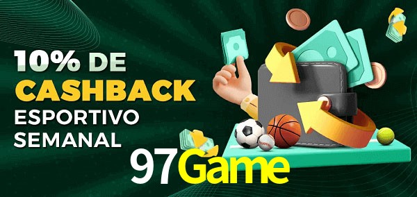 10% de bônus de cashback na 97Game
